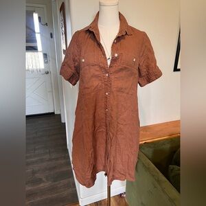 Everlane Tan Shirt Dress